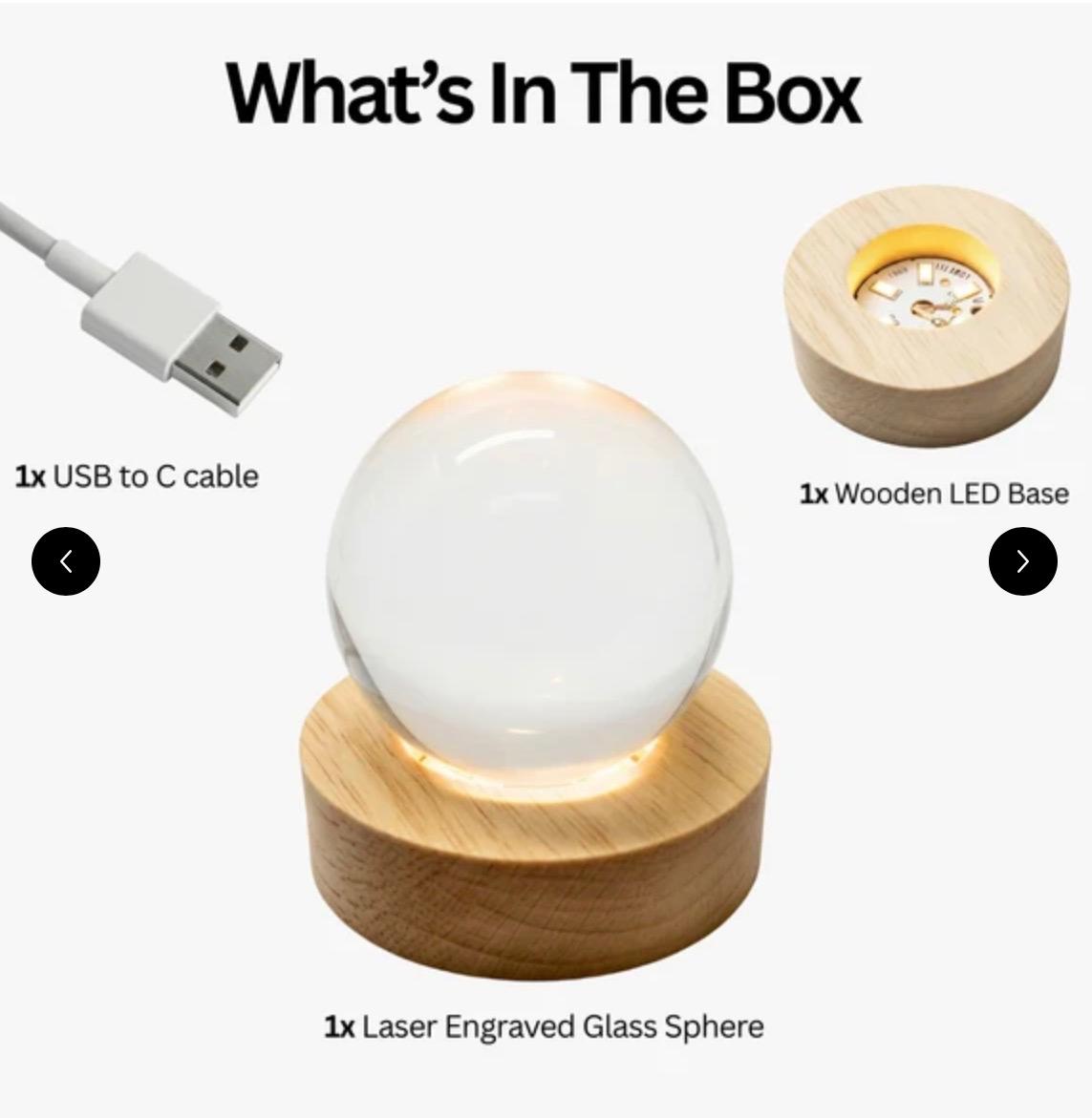 Crystal Ball Lamp