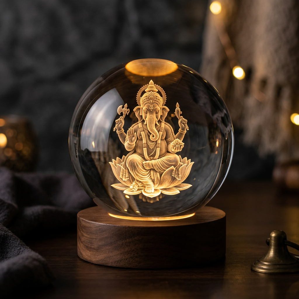 Crystal Ball Lamp